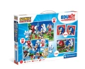 Zestaw Edukacyjny Puzzle Memo Klocki SONIC Clementoni 18318