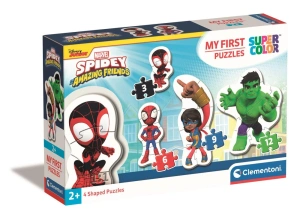 Clementoni Moje Pierwsze Puzzle 3-6-9-12 Spidey i Przyjaciele