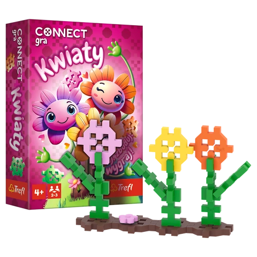 Gra dla dzieci Connect Kwiaty Trefl 02887