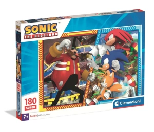 Puzzle Super Color Sonic 180 elementów Clementoni
