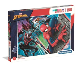 Puzzle 180 elementów Super Color Marvel Spider-Man Clementoni 29293