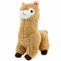 Pluszowa Alpaka Lama Maskotka Przytulanka Miękkie Futerko Kremowa 38 cm