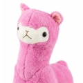 Pluszowa Alpaka Lama Maskotka Przytulanka Miękkie Futerko Różowa 38 cm