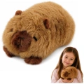 Pluszowa Kapibara Zwierzątko Maskotka Przytulanka Brązowa 16 cm