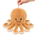 Pluszowa Ośmiornica Maskotka Przytulanka Sprężyste Macki Beżowa 50 cm