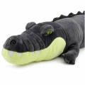 Pluszowy Krokodyl Maskotka Przytulanka Realistyczny Szary 90 cm