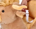 Adam Toys Bujak z fotelikiem i kołami - Krówka 10 miesięcy