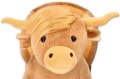 Adam Toys Bujak z fotelikiem i kołami - Krówka 10 miesięcy