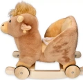 Adam Toys Bujak z fotelikiem i kołami - Krówka 10 miesięcy