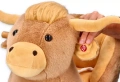 Adam Toys Bujak z fotelikiem i kołami - Krówka 10 miesięcy