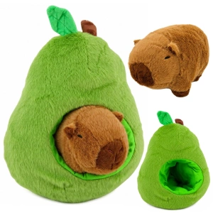 Zielone awokado z kapibarą 2w1 – pluszowa maskotka 25 cm