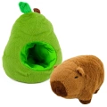 Zielone Awokado z Kapibarą 2w1 Pluszowe Maskotka Przytulanka 35 cm