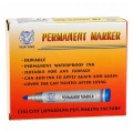 Marker Pisak Wodoodporny Permanentny Okrągła Końcówka Czarny