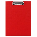 Deska Podkładka z Metalowym Klipem Clipboard Do Pisania A4 Czerwona