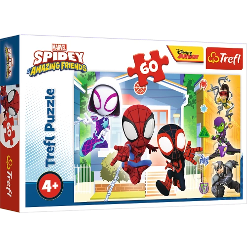 Puzzle - 60 - W świecie Spidey`a - Trefl 17371