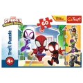 Puzzle - 60 - W świecie Spidey`a - Trefl 17371