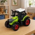 Traktor Farmerski Rolniczy Z Napędem Frykcyjnym Zielony 15 cm