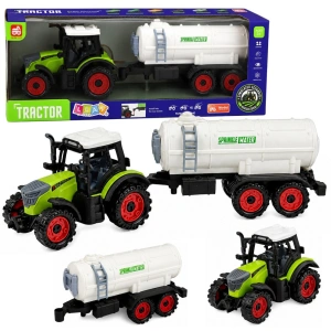 Traktor farmerski z cysterną, napęd frykcyjny, 34 cm