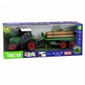 Traktor Farmerski Rolniczy z Przyczepą Na Drzewo Napęd Frykcyjny Bale 35cm