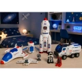 Duży Zestaw Kosmiczny Stacja Rakieta Prom Pojazd Eksploracyjny Astronauci