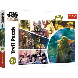 Puzzle - 100 - Gwiezdne wojny - STAR WARS - Baby Yoda - Trefl 16413