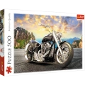 Puzzle - 500 - Czarny motocykl - Trefl 37384
