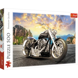 Puzzle - 500 - Czarny motocykl - Trefl 37384