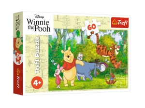 Puzzle - 60 - Smaczny miodek - Disney - Kubuś Puchatek - Trefl 17411