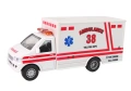 Auto Pojazd Ratunkowy Ambulans Napęd Frykcyjny 2 Kolory