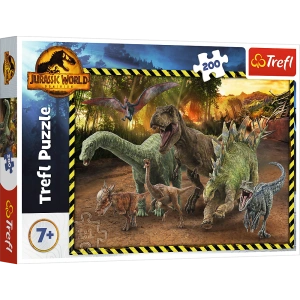 Puzzle - 200 - Dinozaury z Parku Jurajskiego - Jurassic World - Trefl 13287