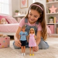 Zestaw Lalki Anlily Rodzina Mama w Ciąży Tata Dziecko Niemowlę