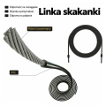 Skakanka Treningowa Sportowa Metalowe Uchwyty Łożyska Regulowana 3M
