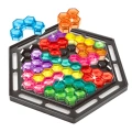 Łamigłówka Logiczna Sexangle Puzzle Tetris 16 Klocków 112 Zadań