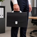 Teczka Organizer Folder z Uchwytem Na Dokumenty 13 Przegród Czarna A4