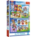 Puzzle - 2x70 - Psi Patrol rządzi - Trefl 34441