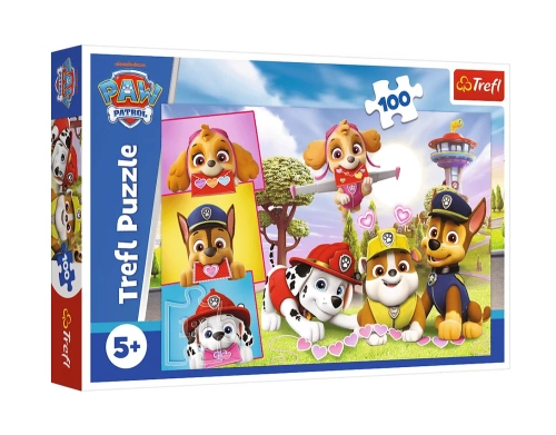 Puzzle - 100 - Nieustraszone dziewczyny - Psi Patrol - Trefl 16520