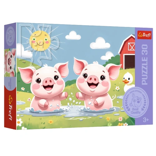 Puzzle - 30 - Wesołe życie na wsi - Trefl 18334