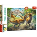 Puzzle - 160 - Walczące Tyranozaury - Trefl 15360