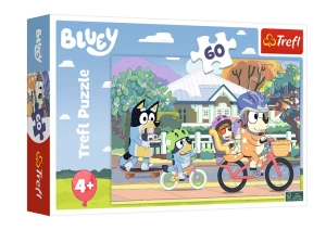 Puzzle 60 elementów Wesoły Bluey Trefl