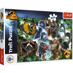 Puzzle - 300 - Ulubione dinozaury - Universal Jurassic World - Trefl 23013
