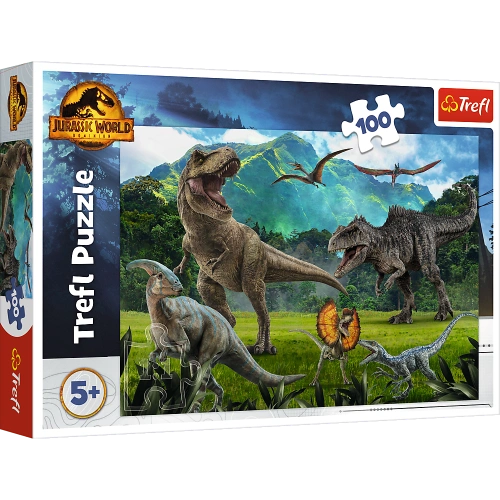Puzzle - 100 - Park Jurajski - Universal Jurrasic World - Trefl 16441