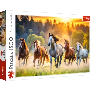 Puzzle - 1500 - Dzikie konie - Trefl 26215