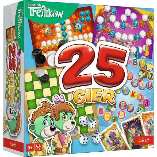 Gra rodzinna Kalejdoskop 25 gier Rodzina Treflików Trefl 02824