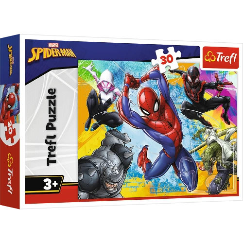 Puzzle - 30 - Kolory Spider-Man`a - Disney Marvel Spiderman - Trefl 18307