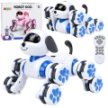 Pies Robot Zdalnie Sterowany RC 8 Kół Drift 360° Akrobacje Niebieski