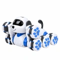 Pies Robot Zdalnie Sterowany RC 8 Kół Drift 360° Akrobacje Niebieski