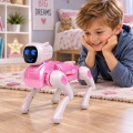 Pies Robot AI Zdalnie Sterowany RC Bluetooth Aplikacja Programowalny Różowy