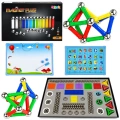 Zestaw Magnastix Klocki Magnetyczne 560 + Tablica