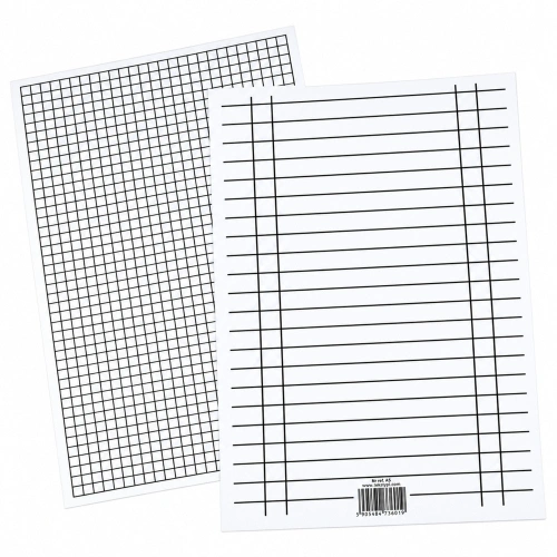 Liniuszek A5 kratka/linia 10 kartek INTERDRUK