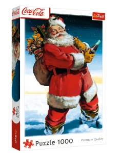 Puzzle - 1000 XMAS - Coca-Cola: Mikołaj na śniegu - Trefl 10923
